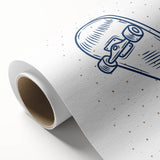 Skateboard Sketch – Boys Room Wall Art