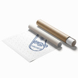 Skateboard Sketch – Boys Room Wall Art