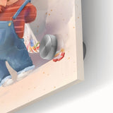 Charming Boy Nursery Canvas Prints - Framed Baby Room Art