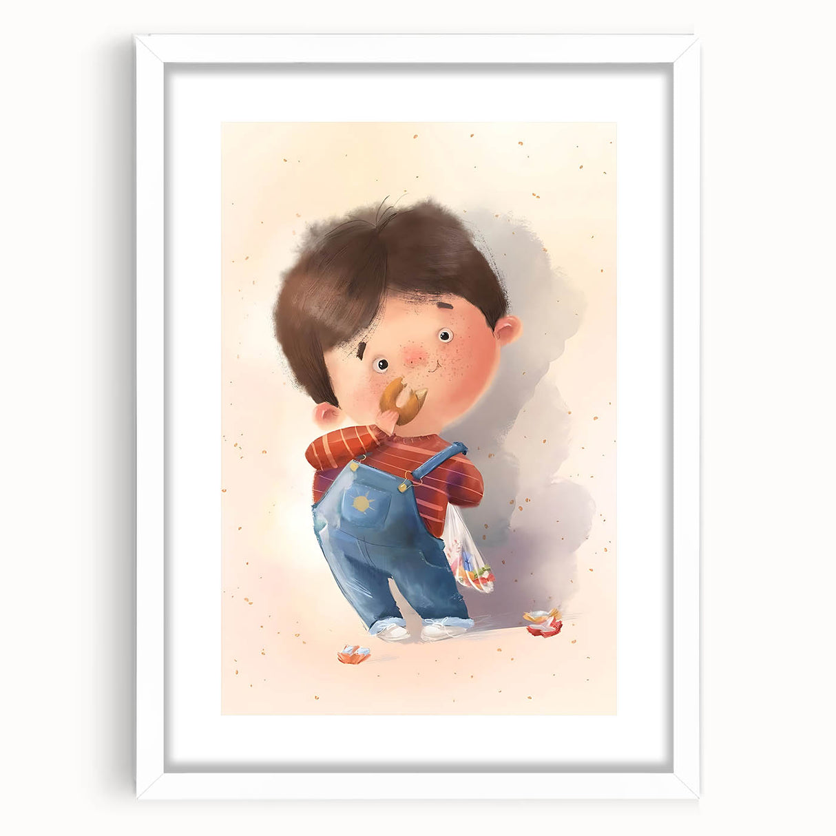 Charming Boy Nursery Canvas Prints - Framed Baby Room Art