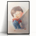 Charming Boy Nursery Canvas Prints - Framed Baby Room Art