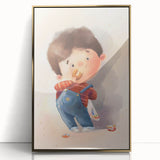 Charming Boy Nursery Canvas Prints - Framed Baby Room Art