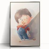 Charming Boy Nursery Canvas Prints - Framed Baby Room Art
