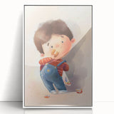 Charming Boy Nursery Canvas Prints - Framed Baby Room Art