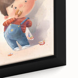 Charming Boy Nursery Canvas Prints - Framed Baby Room Art