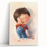Charming Boy Nursery Canvas Prints - Framed Baby Room Art
