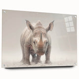 Adorable Baby Rhino Wall Art - Perfect for Kids Room Decor