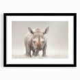 Adorable Baby Rhino Wall Art - Perfect for Kids Room Decor