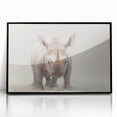 Adorable Baby Rhino Wall Art - Perfect for Kids Room Decor
