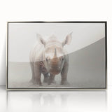 Adorable Baby Rhino Wall Art - Perfect for Kids Room Decor