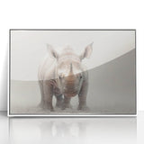 Adorable Baby Rhino Wall Art - Perfect for Kids Room Decor