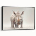 Adorable Baby Rhino Wall Art - Perfect for Kids Room Decor