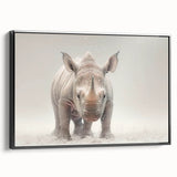Adorable Baby Rhino Wall Art - Perfect for Kids Room Decor