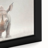 Adorable Baby Rhino Wall Art - Perfect for Kids Room Decor