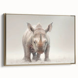 Adorable Baby Rhino Wall Art - Perfect for Kids Room Decor