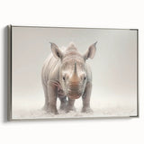 Adorable Baby Rhino Wall Art - Perfect for Kids Room Decor