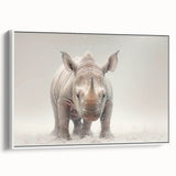 Adorable Baby Rhino Wall Art - Perfect for Kids Room Decor
