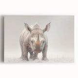 Adorable Baby Rhino Wall Art - Perfect for Kids Room Decor