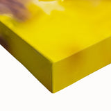 Large art black and white landscape painting on stretched canvas depicting a serene spring scene, ideal for bedroom decor.