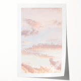 Rolled canvas print of vibrant summer floral art in bright colors, ideal for dining room wall decor.