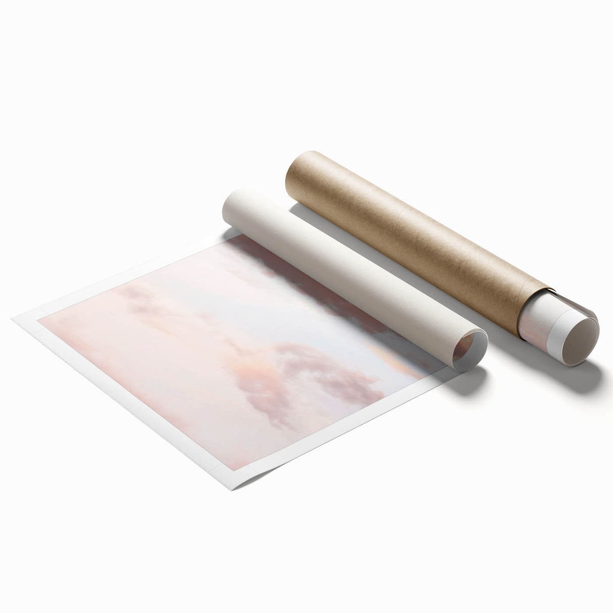 Extra large rolled canvas featuring a floral art design in vibrant summer hues.