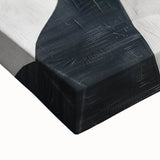 Mid Century Modern Abstract Wall Art - Black and White Minimalist Decor