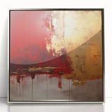 Framed abstract wall art featuring dynamic silver strokes on a white background, adding a modern touch to any interior decor. Ideal for contemporary living spaces.