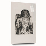 Modern Wall Art - Max Beckmann’s Self-Portrait in Bowler Hat Print