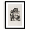 Modern Wall Art - Max Beckmann’s Self-Portrait in Bowler Hat Print