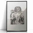 Modern Wall Art - Max Beckmann’s Self-Portrait in Bowler Hat Print