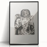 Modern Wall Art - Max Beckmann’s Self-Portrait in Bowler Hat Print