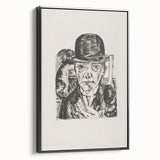 Modern Wall Art - Max Beckmann’s Self-Portrait in Bowler Hat Print
