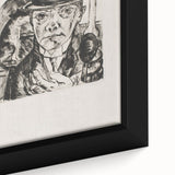 Modern Wall Art - Max Beckmann’s Self-Portrait in Bowler Hat Print