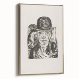 Modern Wall Art - Max Beckmann’s Self-Portrait in Bowler Hat Print