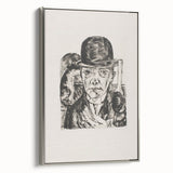 Modern Wall Art - Max Beckmann’s Self-Portrait in Bowler Hat Print