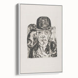 Modern Wall Art - Max Beckmann’s Self-Portrait in Bowler Hat Print