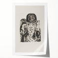 Modern Wall Art - Max Beckmann’s Self-Portrait in Bowler Hat Print