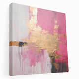 Abstract strokes wall art on stretched canvas showcasing vibrant colors in a modern design. Ideal for contemporary home decor and art enthusiasts.