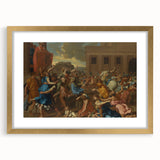 Modern Wall Art - The Abduction of the Sabine Women by Poussin