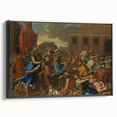 Modern Wall Art - The Abduction of the Sabine Women by Poussin