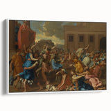 Modern Wall Art - The Abduction of the Sabine Women by Poussin