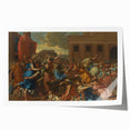 Modern Wall Art - The Abduction of the Sabine Women by Poussin