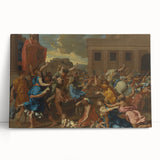 Modern Wall Art - The Abduction of the Sabine Women by Poussin