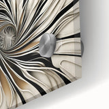 Abstract wall art featuring vibrant strokes of blue, pink, and yellow on acrylic glass, showcasing a modern artistic design suitable for contemporary decor.