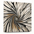 Abstract strokes wall art displayed in acrylic glass, showcasing vibrant colors and dynamic patterns, designed to enhance modern interiors. Perfect for art enthusiasts.