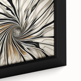 Abstract wall art featuring vibrant strokes of blue, orange, and green on a textured canvas, framed elegantly for modern decor, enhancing artistic interiors.