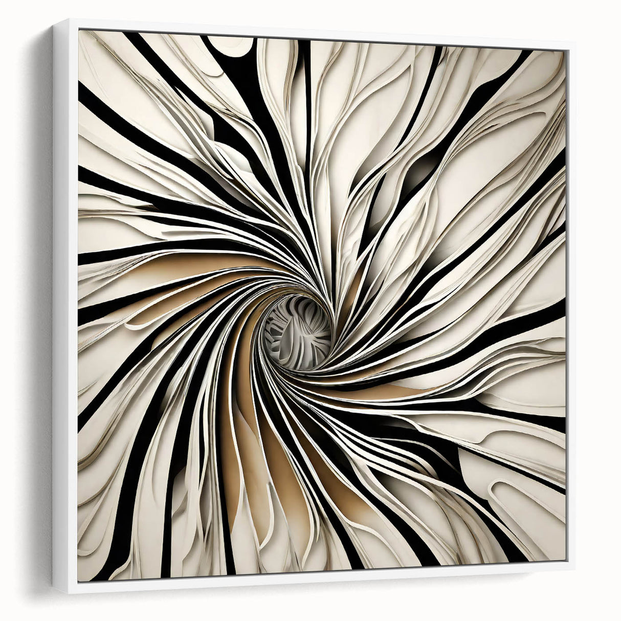 Framed abstract strokes wall art in white, showcasing vibrant colors and dynamic brushwork, perfect for modern home decor or artistic interiors.