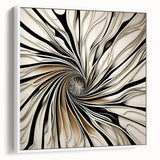 Framed abstract strokes wall art in white, showcasing vibrant colors and dynamic brushwork, perfect for modern home decor or artistic interiors.