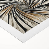 Abstract strokes wall art on rolled canvas showcasing vibrant colors and dynamic shapes, ideal for modern home decor. Packaged securely in a cardboard tube for safe shipping.