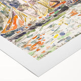 Modern Wall Art - Vibrant Fishing Boats at Le Pouliguen